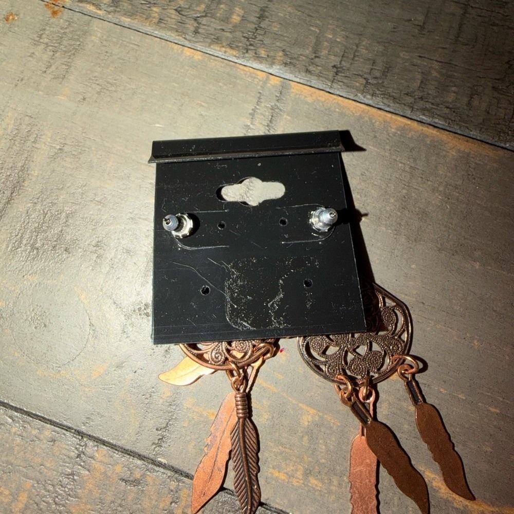 Elegant Dangle feather Earrings fashion jewelry cute - Picture 4 of 5